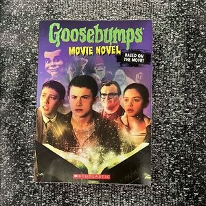 Scholastic Goosebumps Movie Novel with Green and Purple Cover